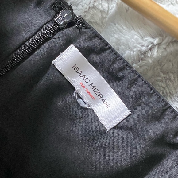 ISAAC MIZRAHI | Black Strapless Sweetheart Neck A-line Tea Length Dress | 16 - Picture 5 of 5